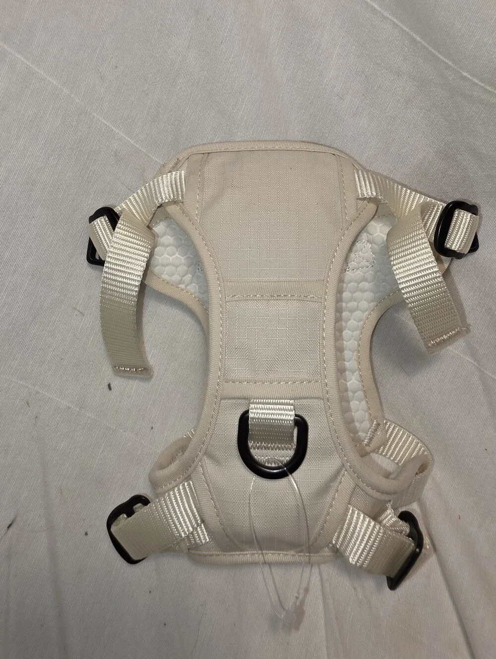 TUG Padded Adjustable Soft/Vest Dog Harness Size S Beige Nylon